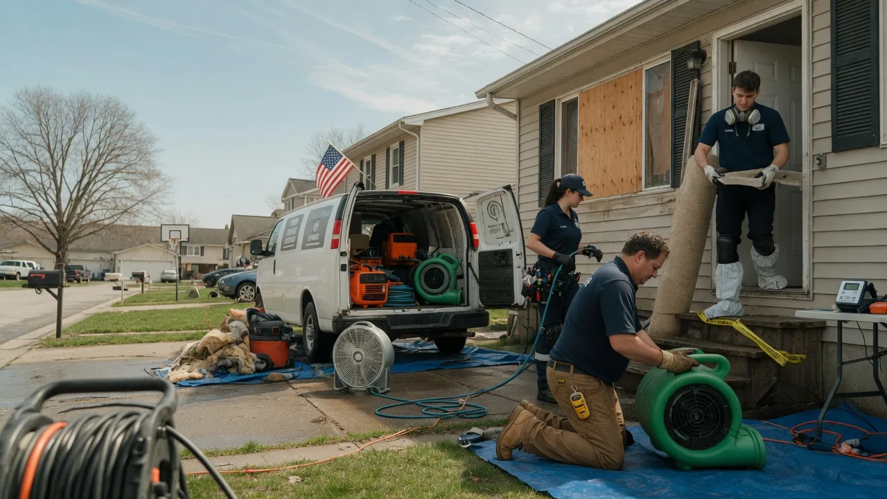 Water Damage Restoration in Leisenring, PA near me